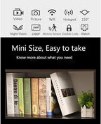 A9 Mini Wireless Security Camera – Compact 24/7 Smart Surveillance