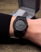 Black Aura Stainless Steel Arabic Watch