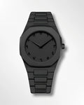 Black Aura Stainless Steel Arabic Watch